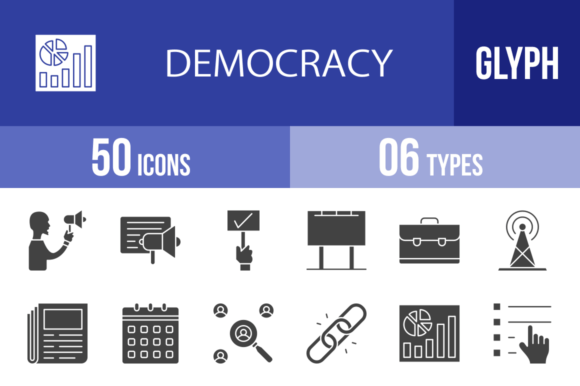 50 Democracy Glyph Icons: A Visual Toolkit for Civic Storytelling