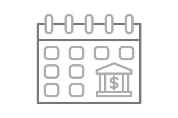 Calendar Greyscale Line Icon: Your Versatile Design Asset