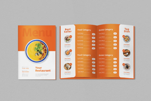 Clean Food Menu Set: A Fresh Approach to Menu Design