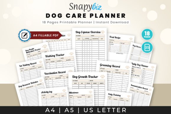 Dog Care Planner Printable: Your Blueprint for a Happier Pup