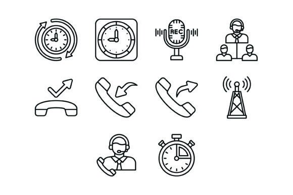 Elevate Your Brand with These 10 Call Center Service Line Icons