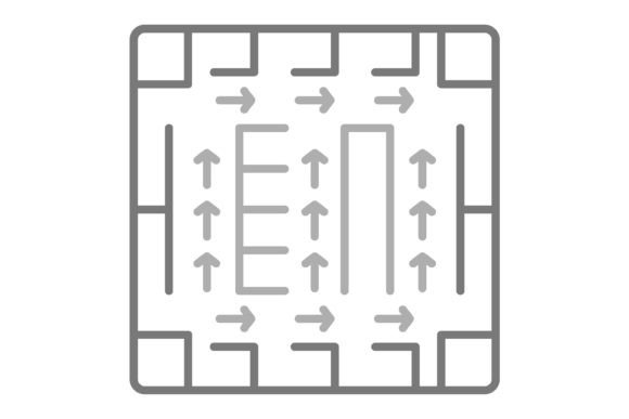 Practical Safety: The Evacuation Plan Greyscale Line Icon
