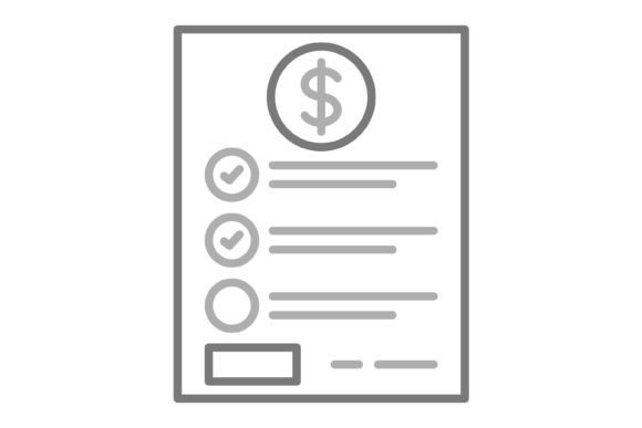 Price List Greyscale Line Icon: A Designer's Guide