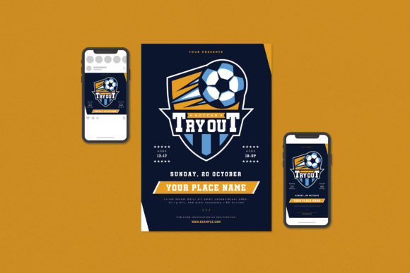 Soccer Tryout Flyer Set: Your Template for a Winning Season