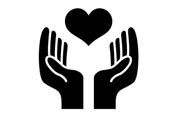 The Hand with Heart Glyph Icon: More Than Just a Symbol