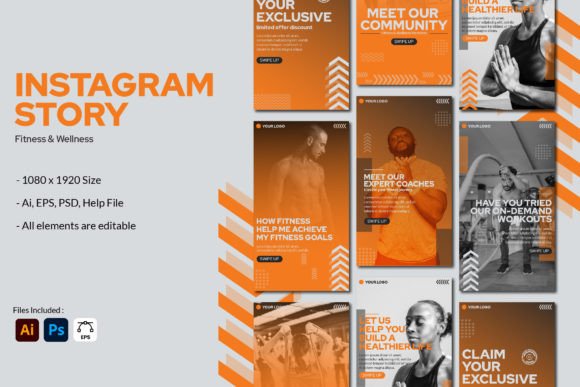 Transform Your Feed: The Power of the Fitness and Wellness - Instagram Story Bundle