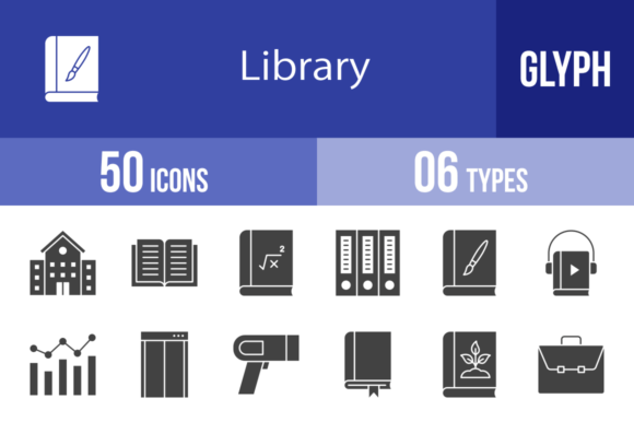 Unlocking Visual Clarity: The 50 Library Glyph Icons Collection