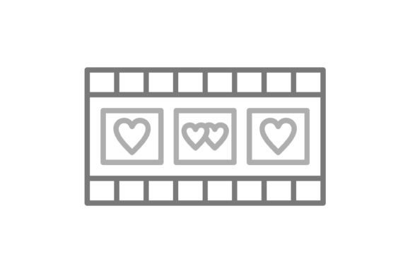 Wedding Video Greyscale Line Icon: A Designer's Essential Asset
