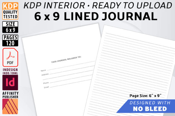 Your Go-To 6x9 Lined Journal Template for KDP Success
